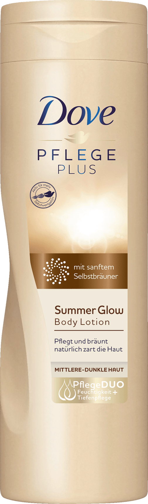 Dove Bodylotion Pflege Plus Summer Glow, 250 Ml