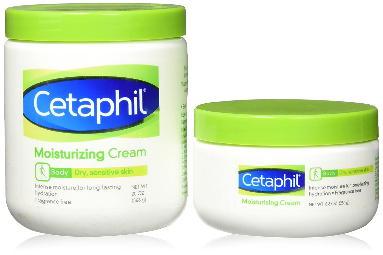 Cetaphil Cream 2 Set 28.8 Oz Total Jar and 8.8 Oz Jar (Ideal for Travel) 20 Ounces