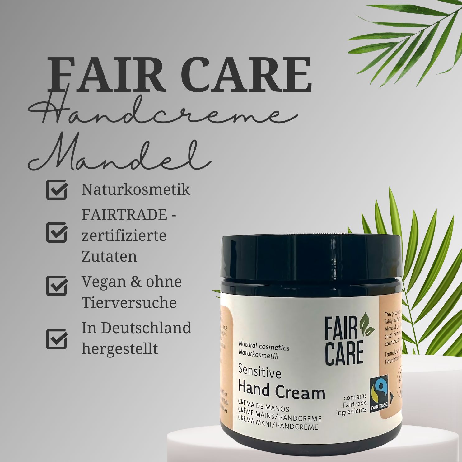 FAIR CARE hand cream sensitive