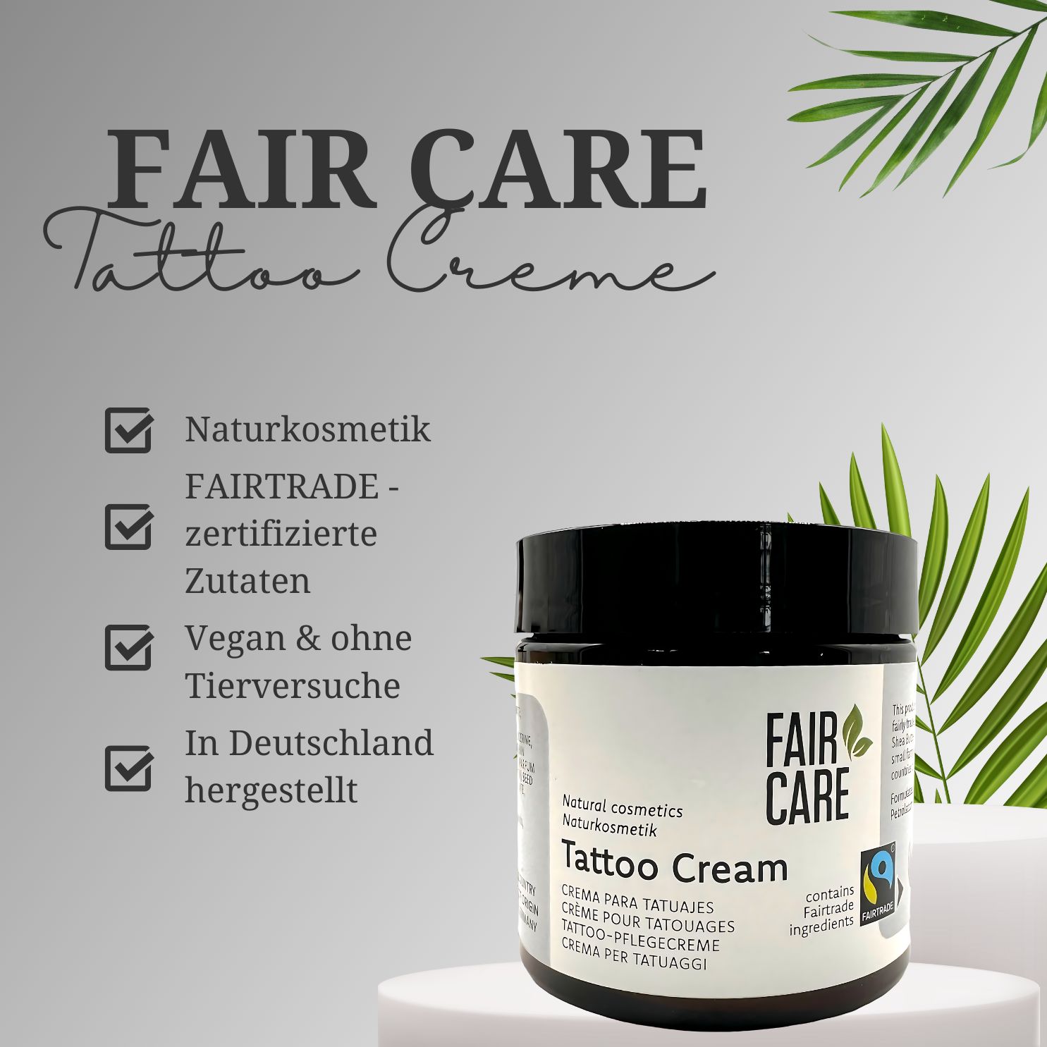 FAIR CARE Tattoo-Creme