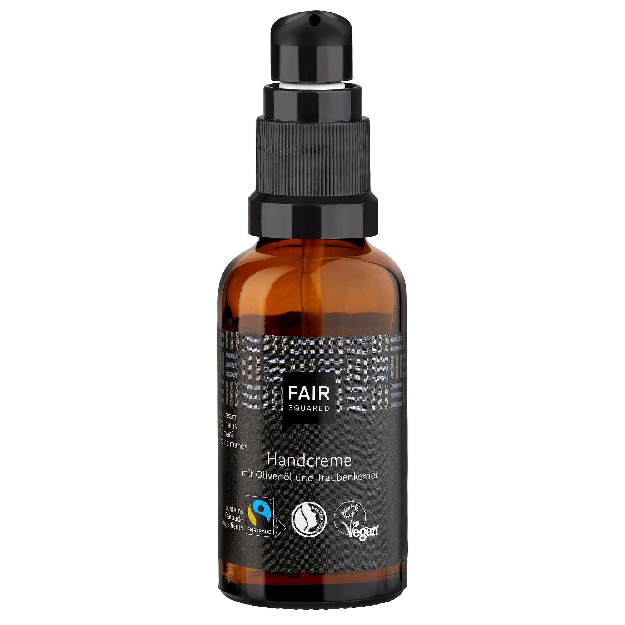 FAIR SQUARED Handcreme mit Oliven- und Traubenkernöl