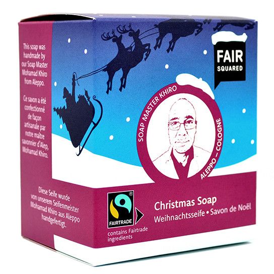 FAIR SQUARED Weihnachtsseife Santa