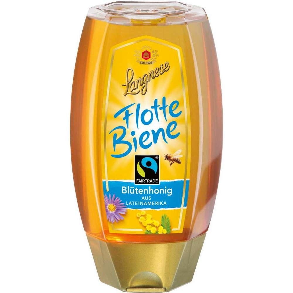 Fairtrade blossom honey Flotte Biene