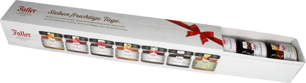 Faller Geschenk-Set Sieben fruchtige Tage 7x30g Glässchen (7er Pack)