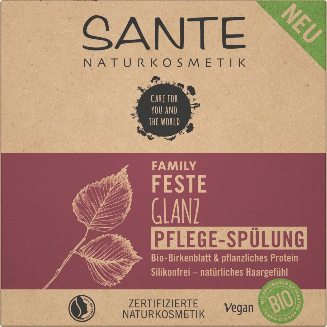 Sante Family Solid Shine Care Conditioner Organic Birch Leaf & Vegetable Protein