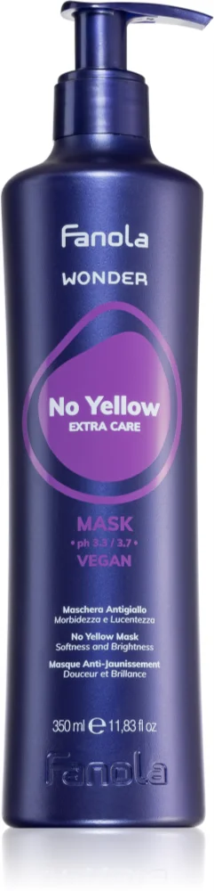 Fanola Wonder No Yellow Extra Care Mask Mask for the hair neutralizes yellow discoloration