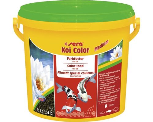 Color food sera Koi Color Medium 3,800 ml