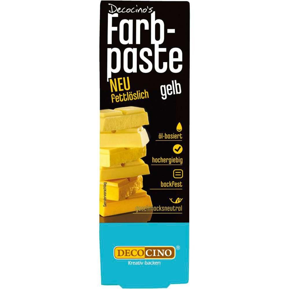 Color paste yellow, fat-soluble