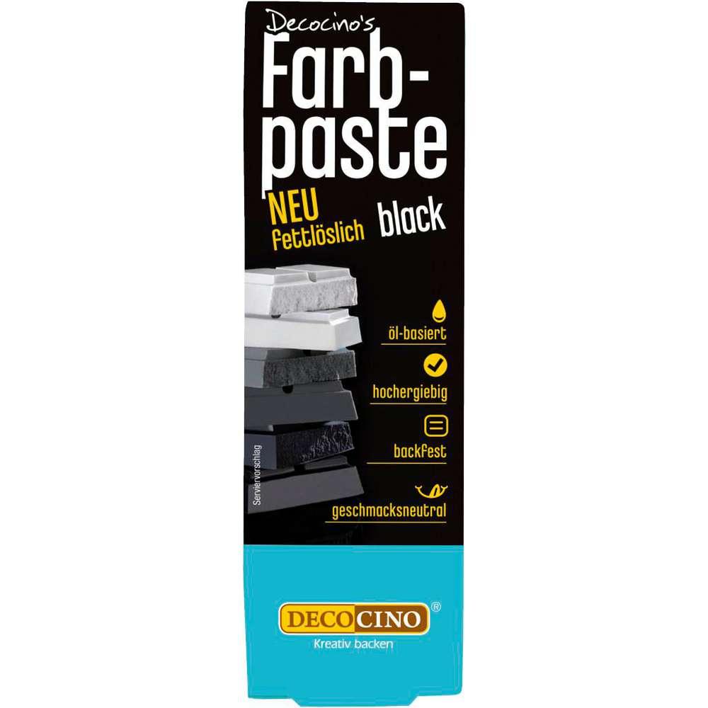 Color paste black, fat-soluble