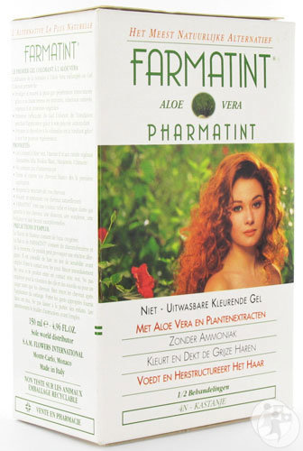 Farmatint Hair Color 4N Chestnut Brown 150ml