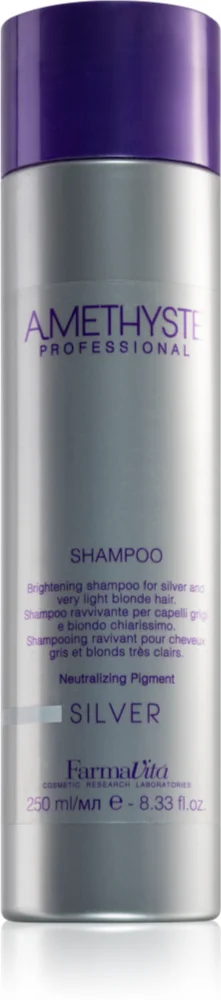 FarmaVita Amethyste Silver Shampoo for blonde and gray hair