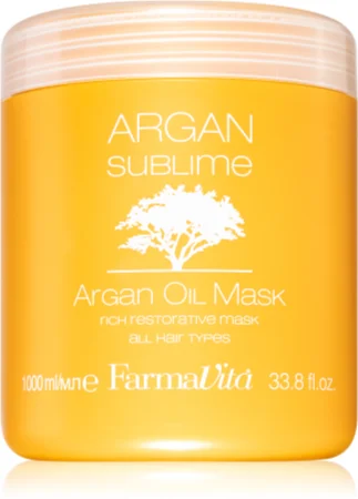 FarmaVita Argan Sublime regenerating and moisturizing mask for hair