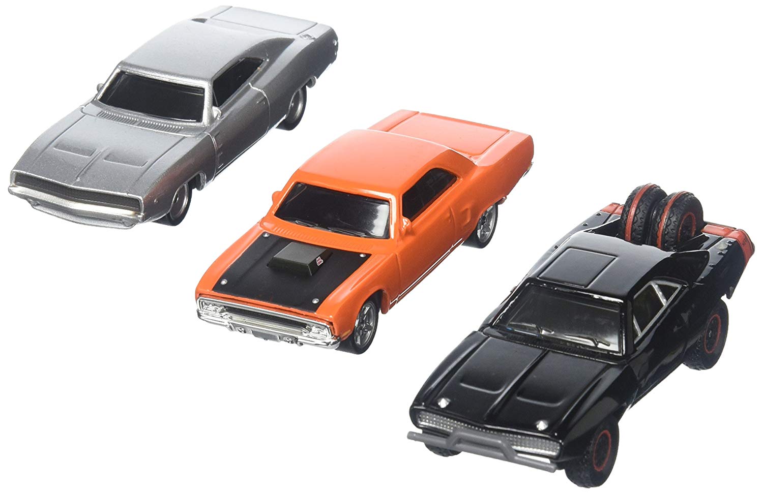 Fast & Furious Dom S Torque X 3 Model Cars 1: 55 Set Mattel Fcg02