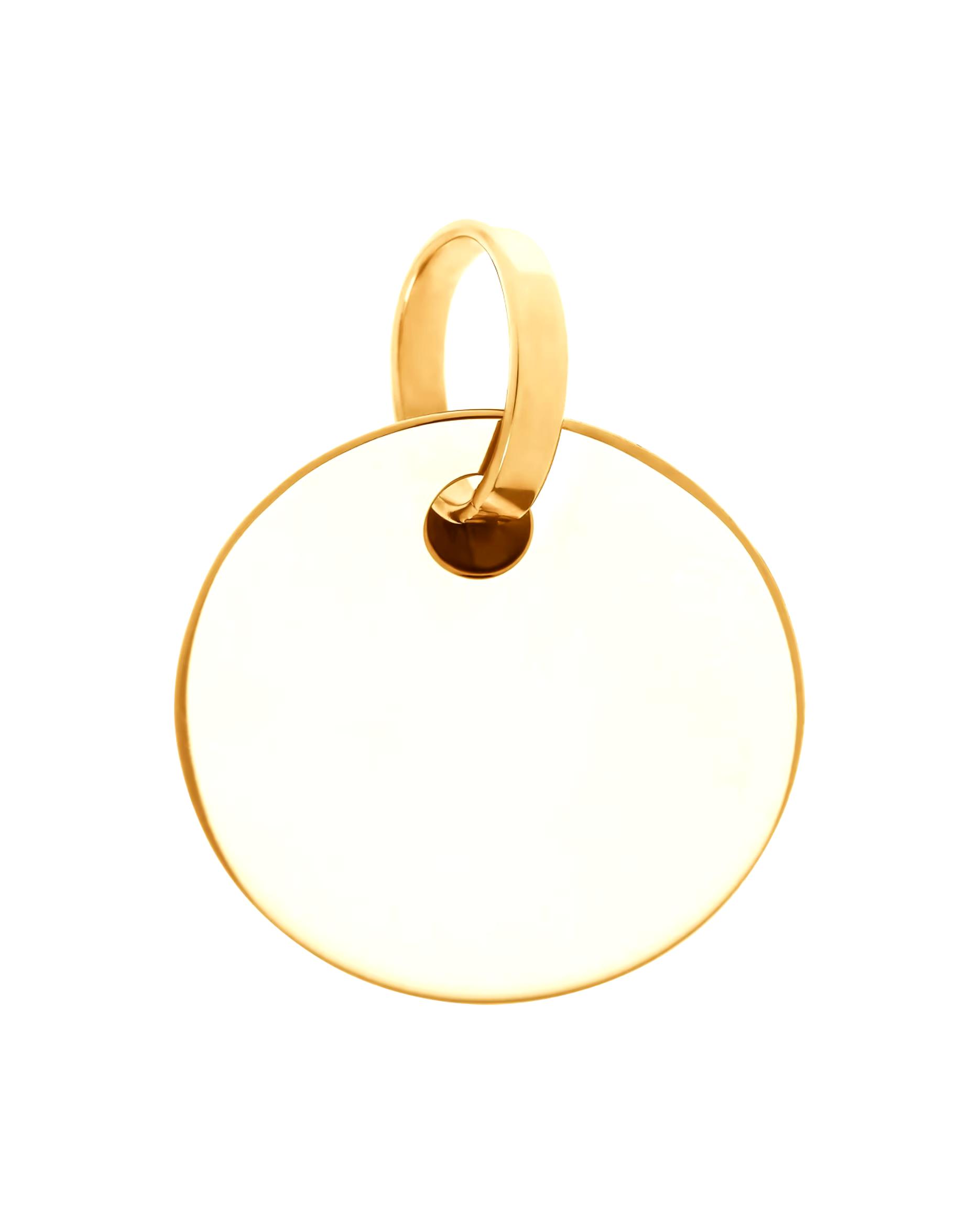 FAVS pendant pendant 375 yellow gold