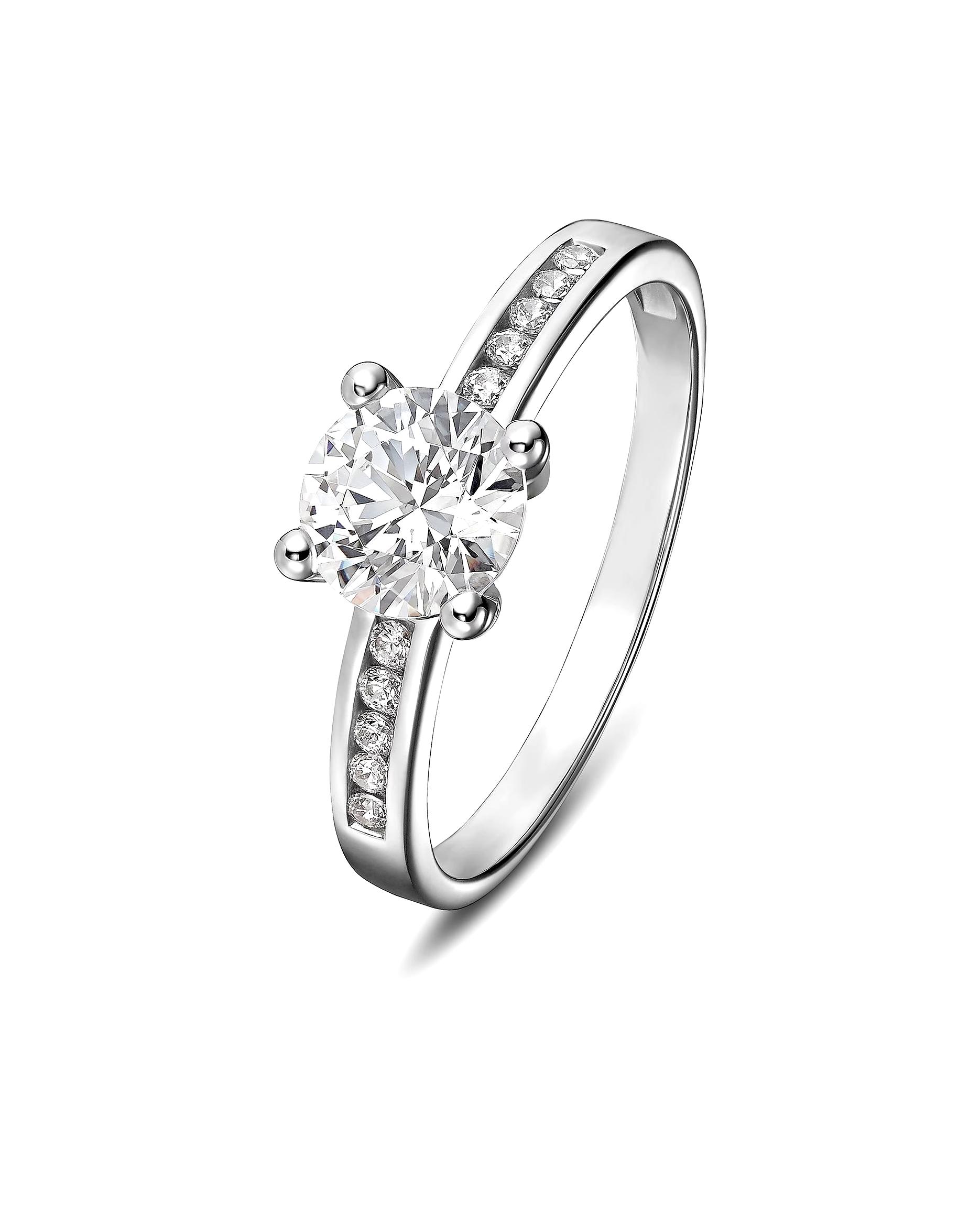 FAVS ring women's ring 375 white gold