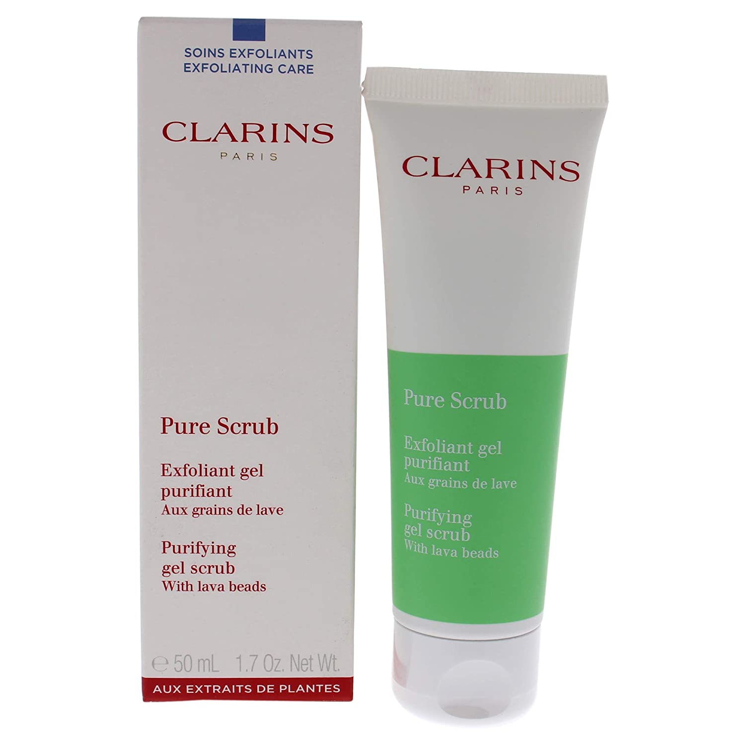 Clarins Pure Scrub Face Scrub 50ml, ‎transparent