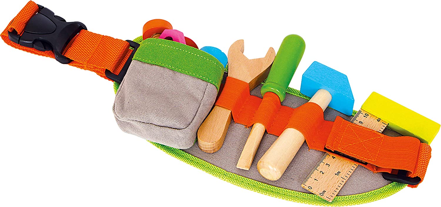 Small Foot 4745 Adjustable Tool Belt Incl. Colourful Play Tools And Accesso