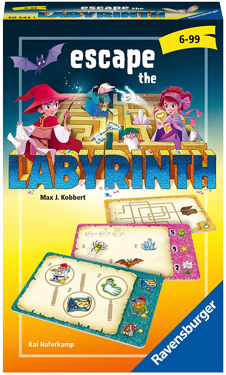 Ravensburger 20543-Escape The Labyrinth, Cooperative Puzzle Labyrinth From 