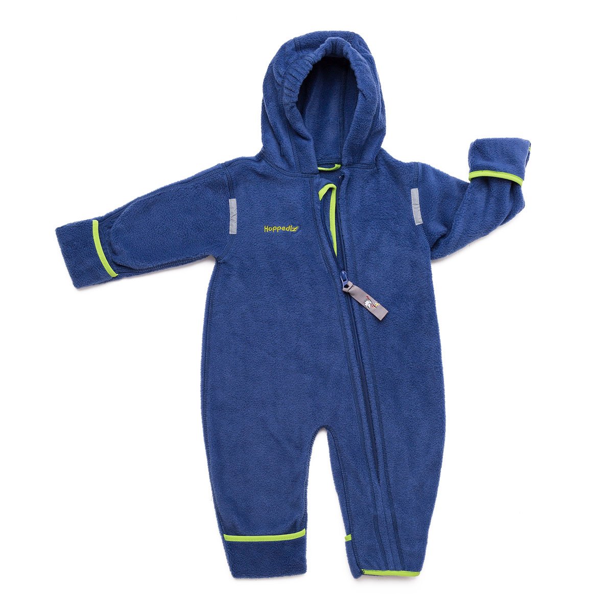 Hoppediz Fleece Jumpsuit For Baby And Toddler  48-52 Navy