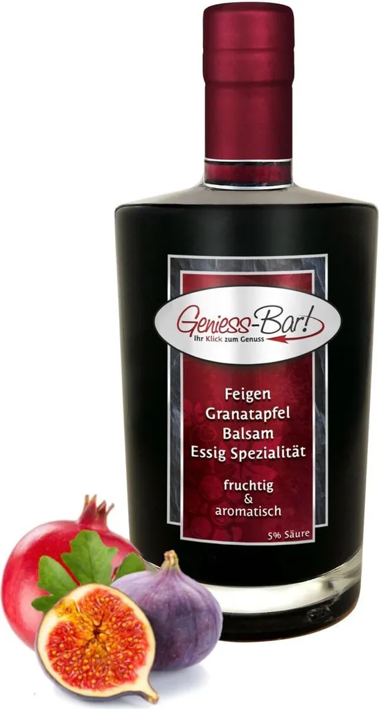 Fig Pomegranate Balsamic Vinegar - Specialty 0.5L balsamic fruity & mild 5% acidity