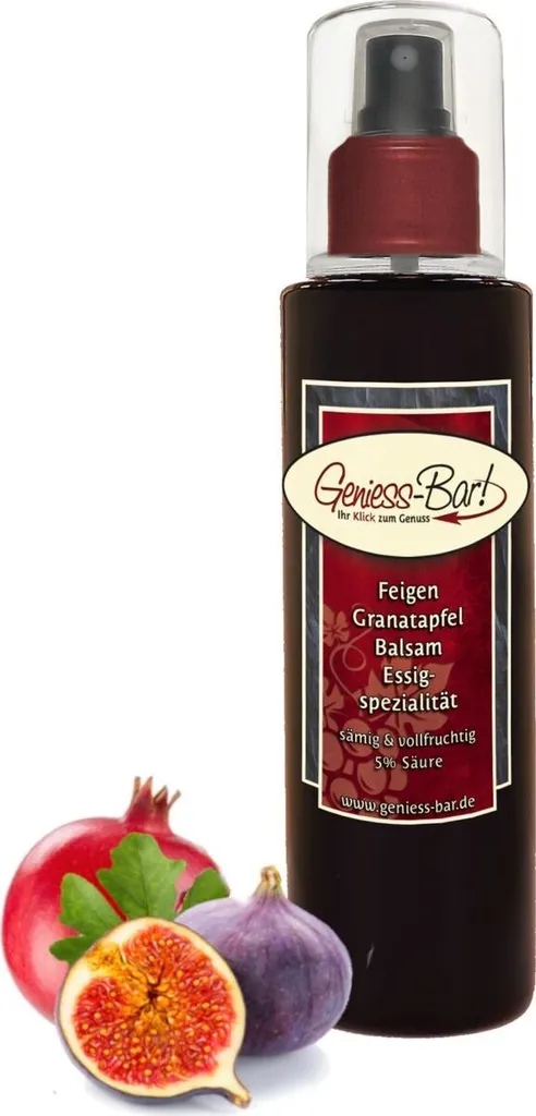 Fig Pomegranate Balsamic Vinegar - Specialty Spray Bottle 0.26L balsamic fruity & mild 5% acidity pump spray