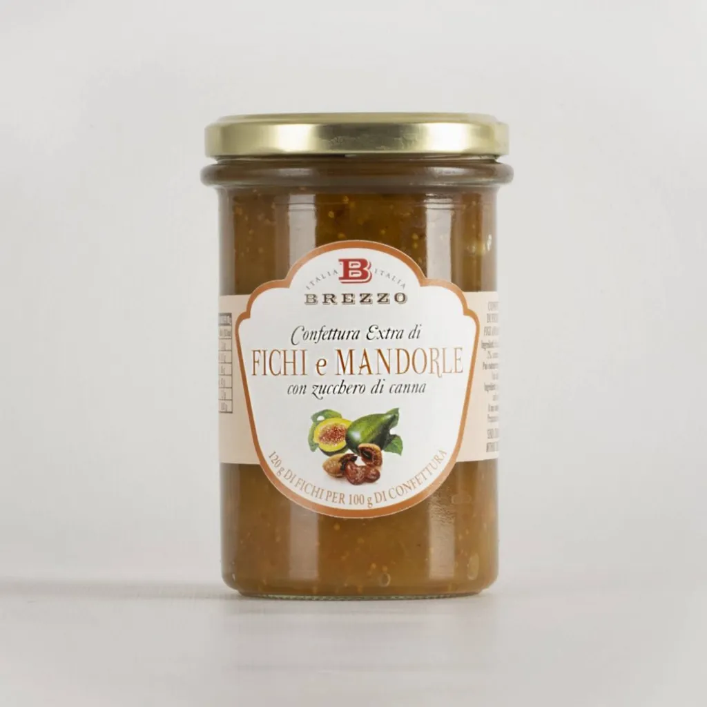 Feigenkonfitüre extra mit Mandeln, 350 g (120 g Früchte pro 100 g Konfitüre)