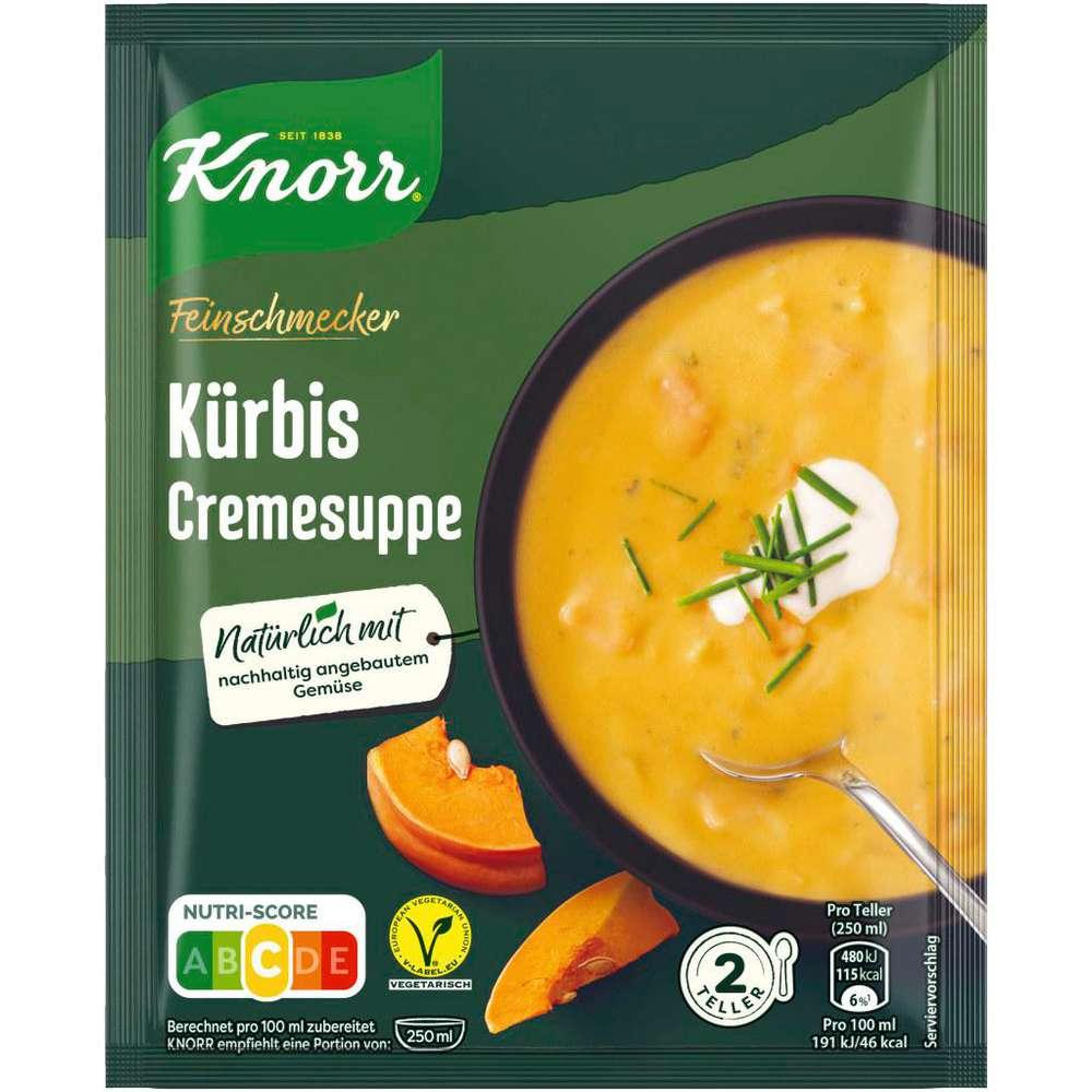 Gourmet pumpkin cream soup