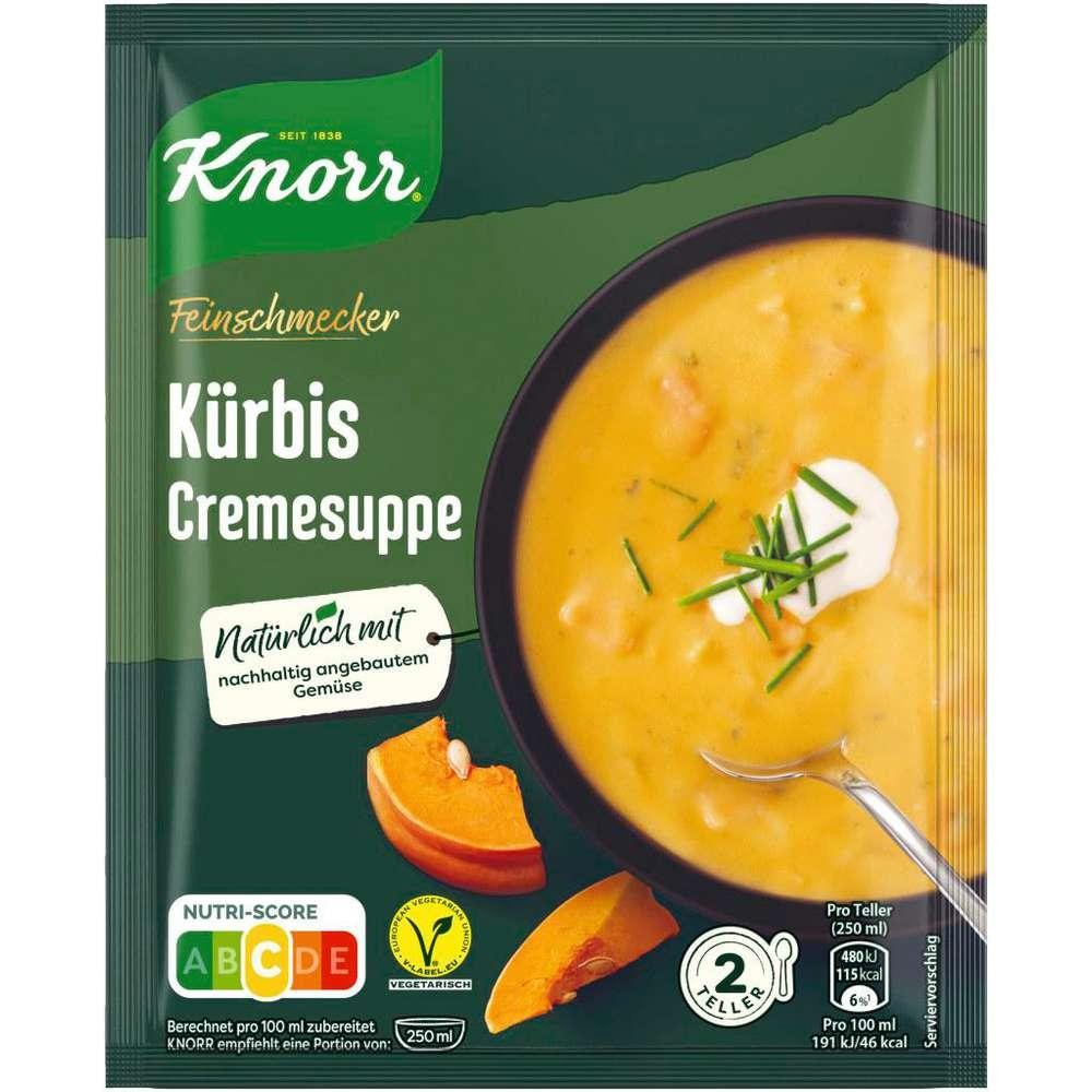 Gourmet pumpkin cream soup