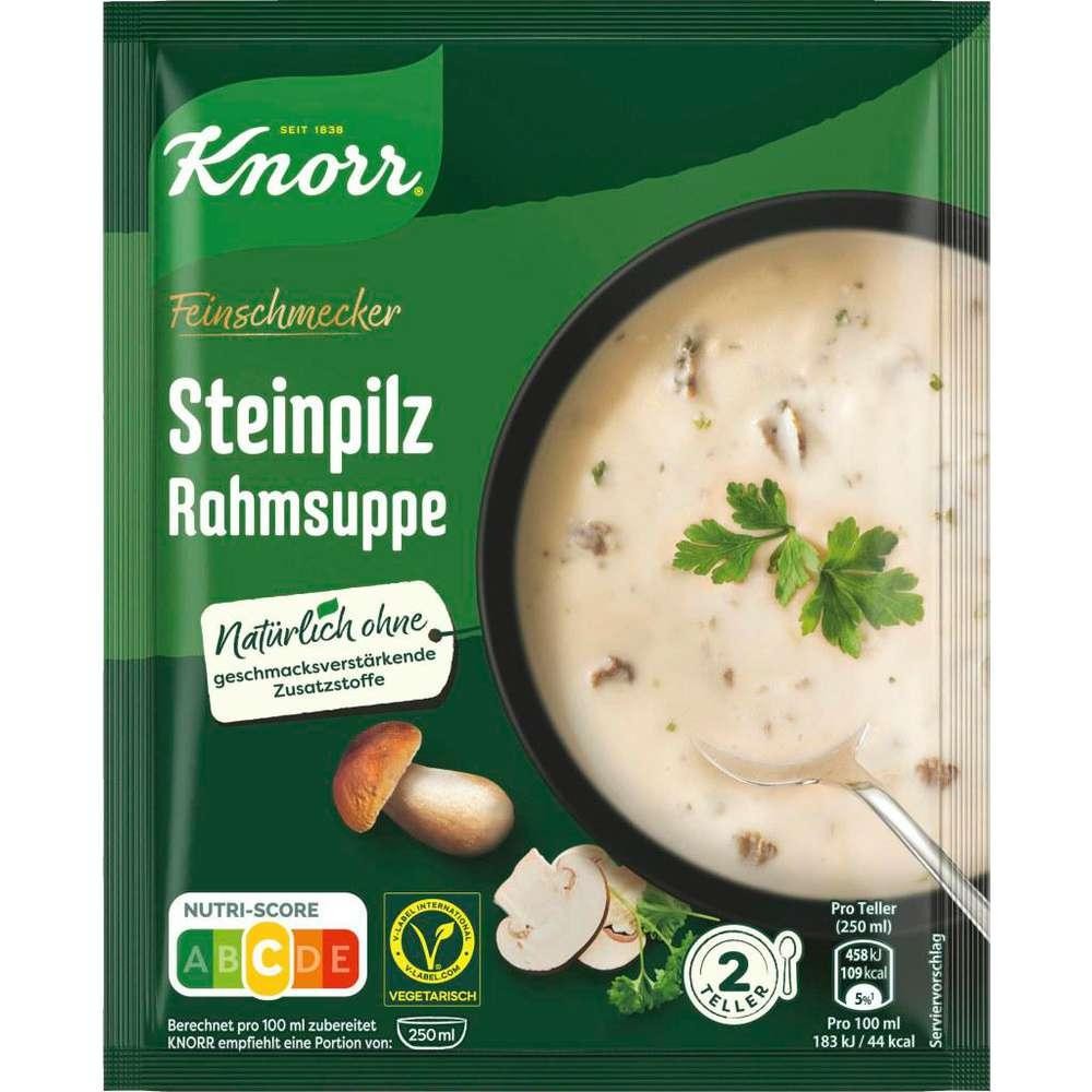 Gourmet soup, creamed porcini mushroom