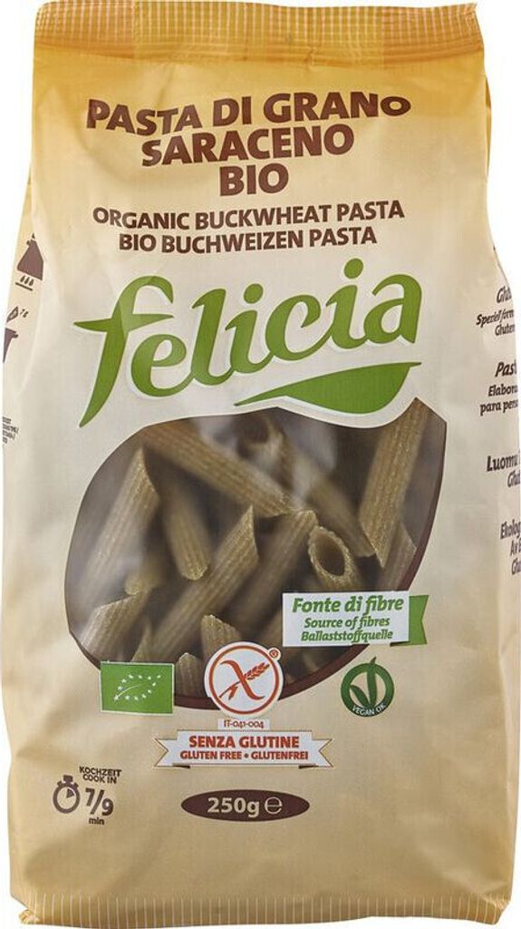 Felicia Buckwheat Penne gluten-free -- 250g x 10 - 10-pack VPE