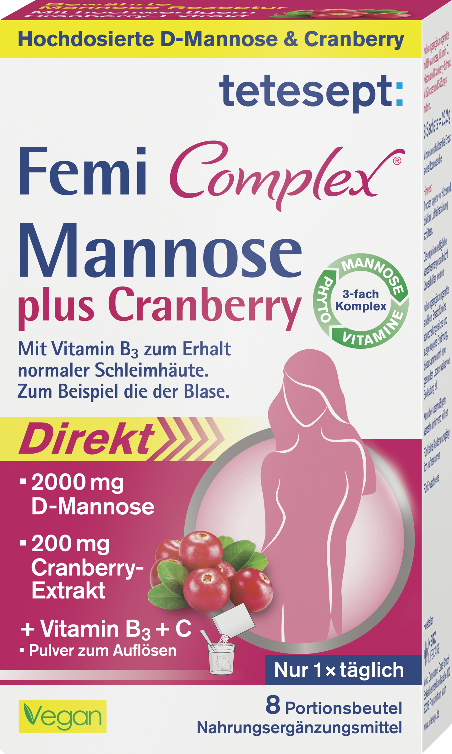 Femi Complex Mannose plus Cranberry