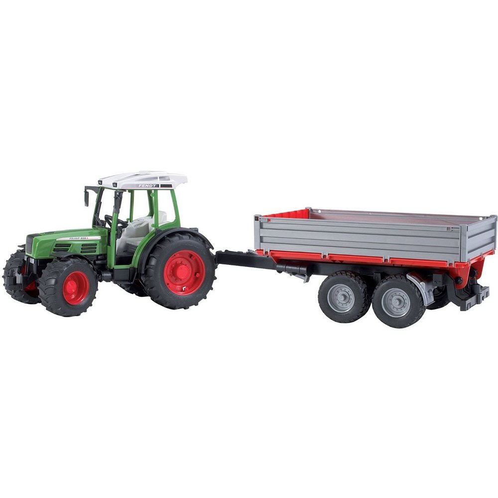 Bruder Fendt S Tractor With Trailer From