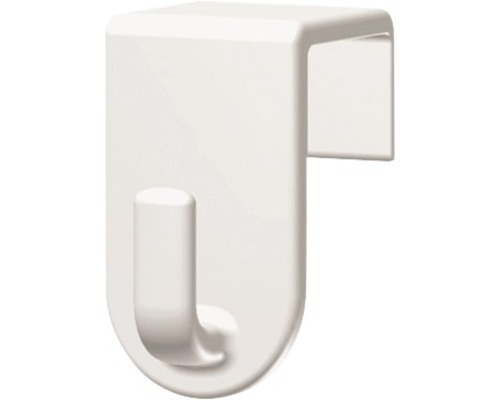 Window and door hooks white 2 pieces.