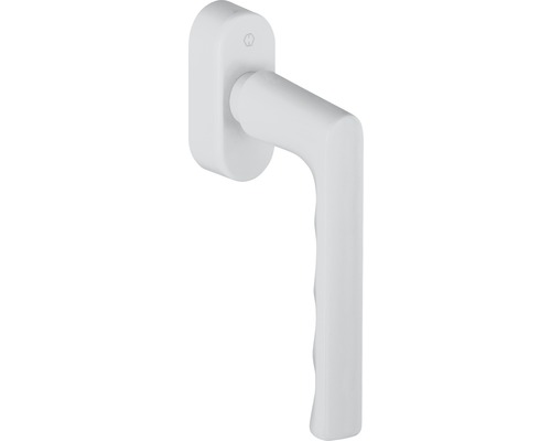 Window handle Hoppe SecuForte 11701353 Hamburg 0700/UD9020 white pin length variable 32-42 mm including fastening screws