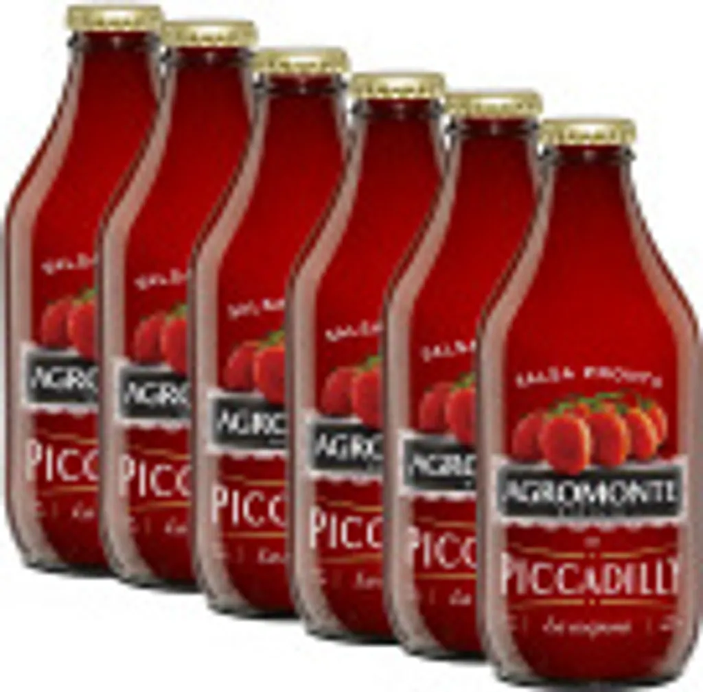 Fertige Tomatensauce aus Piccadilly Tomate 330 gr x 6 Agromonte