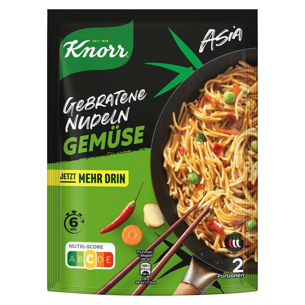 Ready meal Asian fried noodles, vegetables