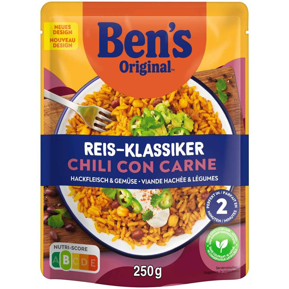 Ready meal chili con carne, minced meat & vegetables