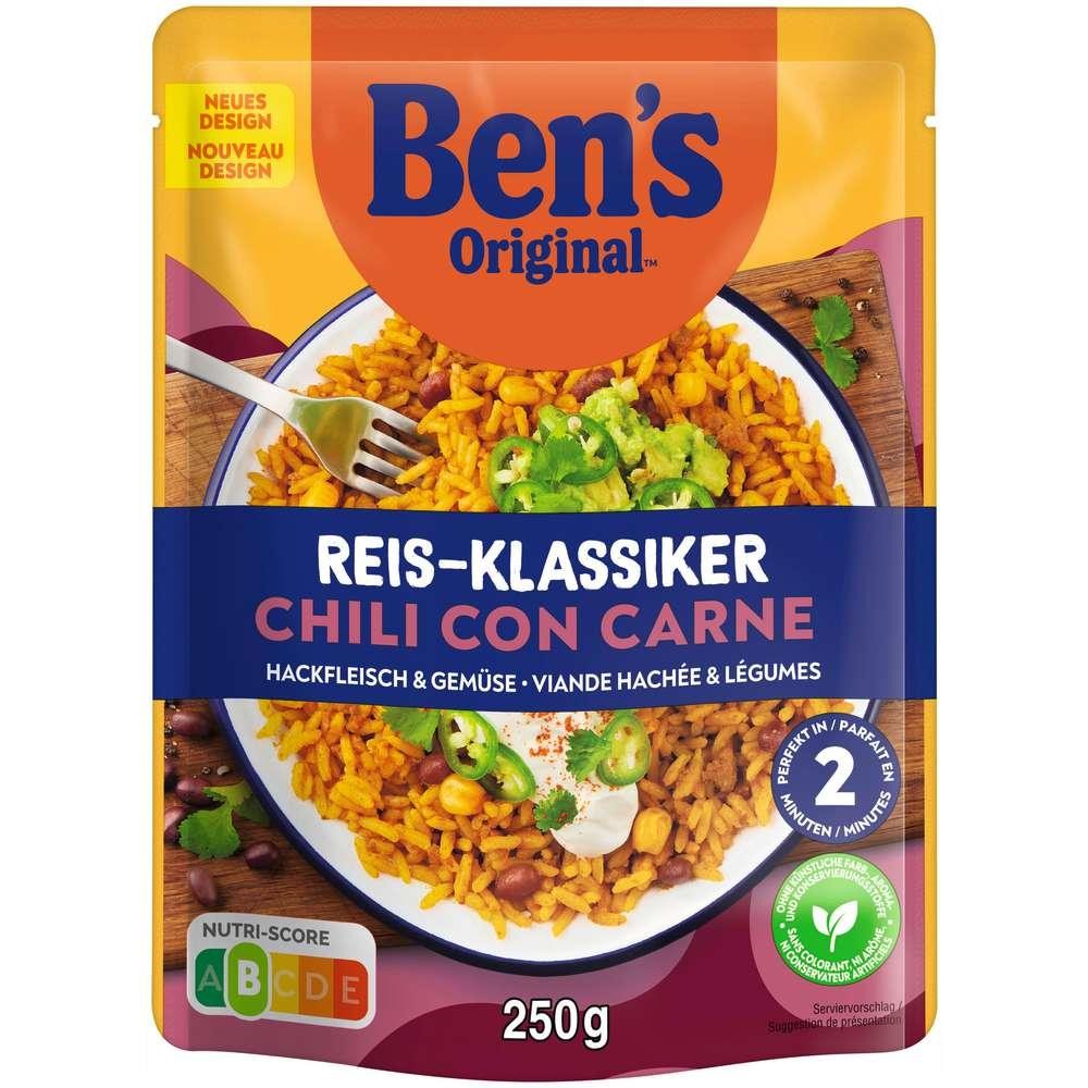 Ready meal chili con carne, minced meat & vegetables