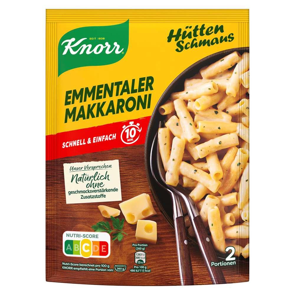 Ready meal: Hüttenschmaus, Emmental macaroni