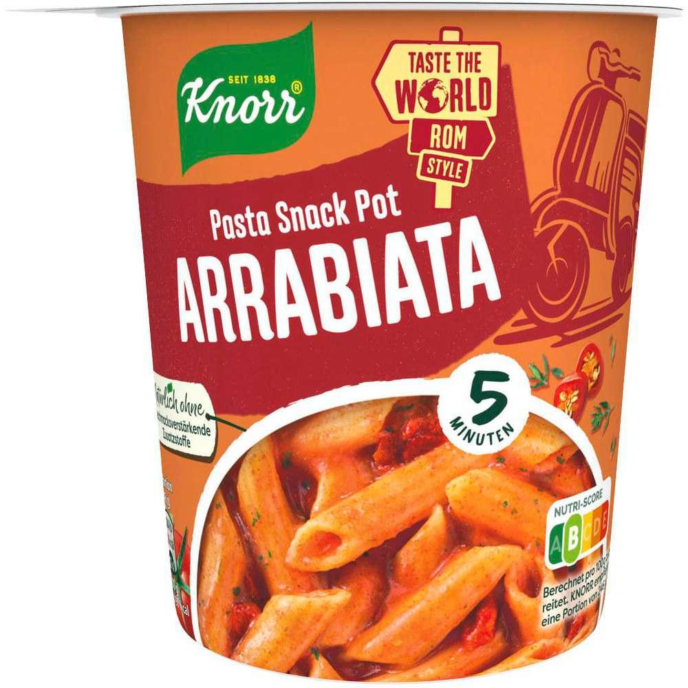 Ready meal pasta snack, arrabiata