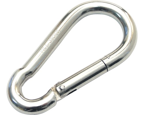 Fire brigade carabiner 60x6 stainless steel A4