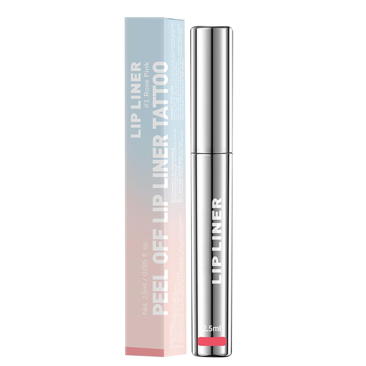 Peel-Off Lip Liner, Waterproof Lip Liner, Pigmented Lip Stain, Matte Finish Lip Liner, Vivid Lip Color, Long Lasting Lips, Peel-Off Lip Spot with Matte Finish, Lightweight, Vivid