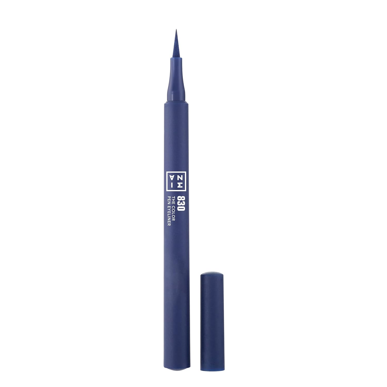 3ina makeup - The Color Pen Eyeliner 830 - Navy Blue Liquid Eyeliner - 10H Long -Lasting Matte Eyeliner Pen with Precision Tip - Highly Pigmented Liquid Liner - Vegan - Cruelty Free