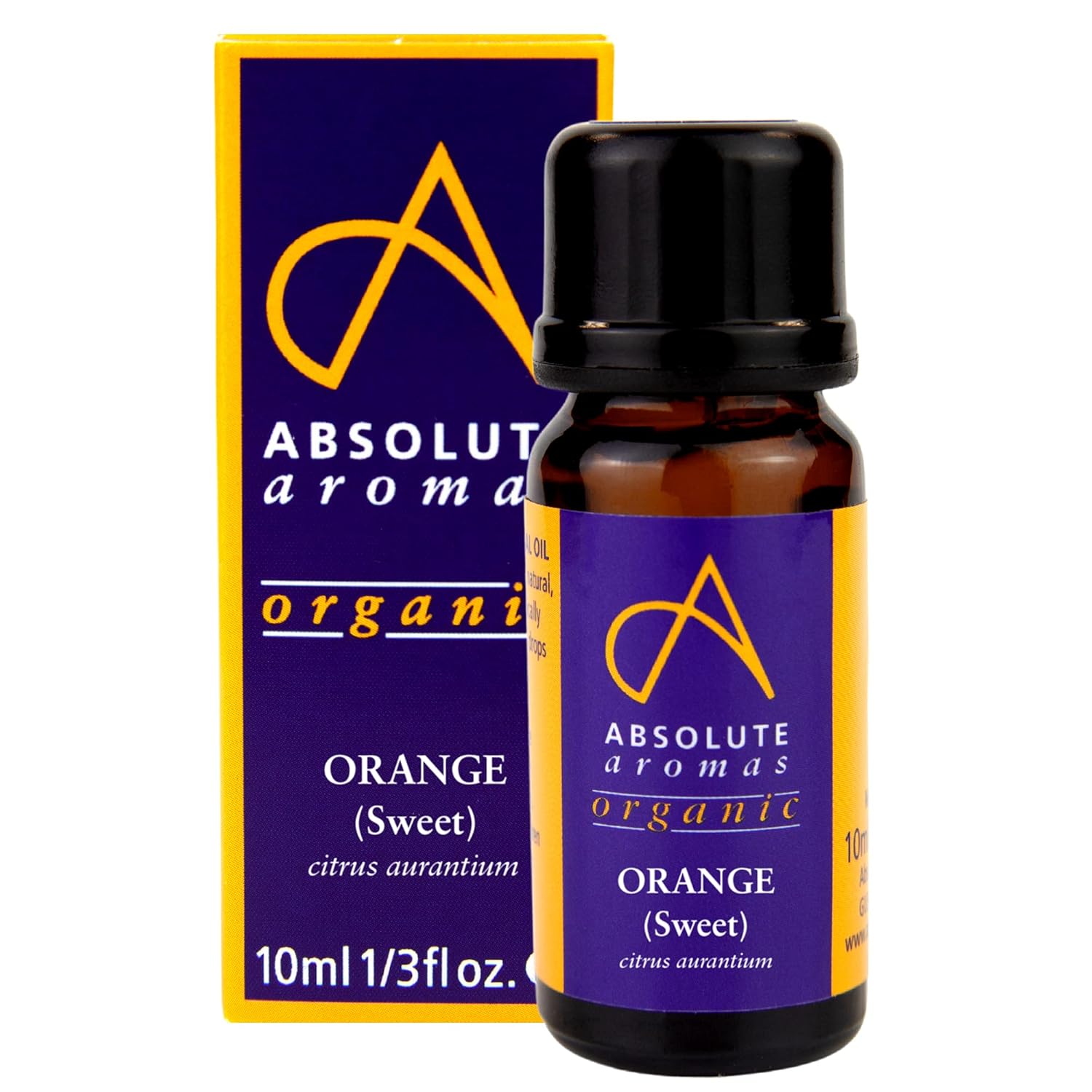 Absolute Aromas Organic Essential Oil 10 ml - Pure, Natural, Undiluted, Organic and Vegan