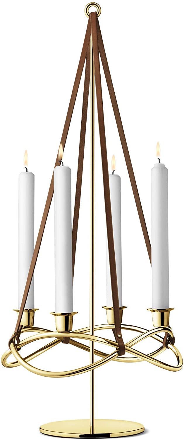 Georg Jensen Attachment for candlestick season gold