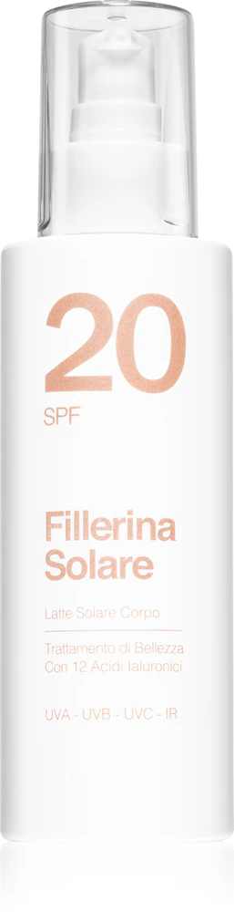 Fillerina Sun Beauty Latte Solare Corpo Tanning Body Cream SPF 20