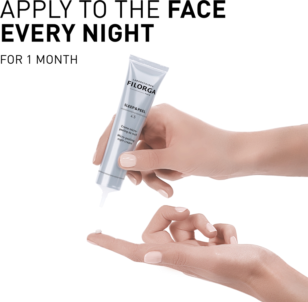 FILORGA SLEEP & PEEL 4.5 revitalizing night cream with AHA