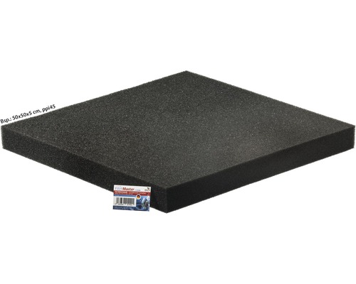 Filter foam PAPILLON extra fine 50x50x10 cm black