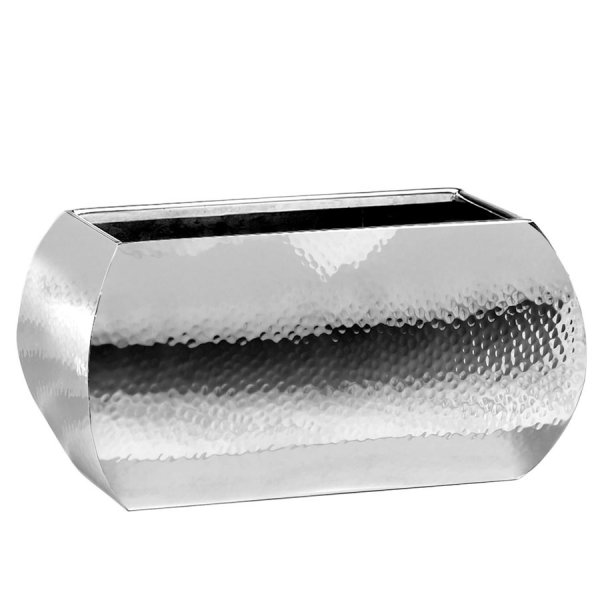 Fink planter Jardin hammered stainless steel (23cm)