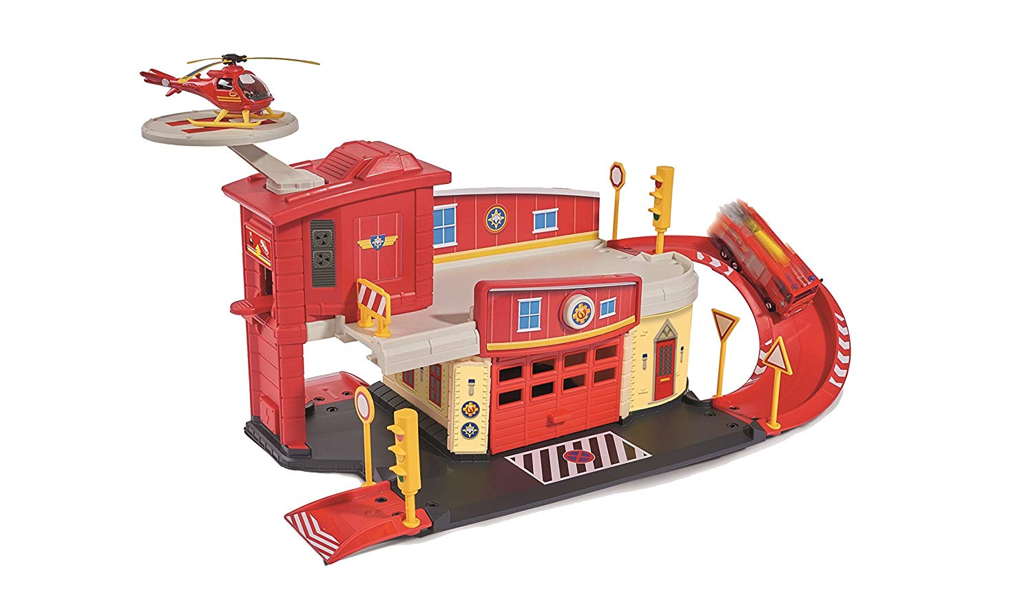 Dickie Toys Fireman Sam Fire Station Die-Cast Playset